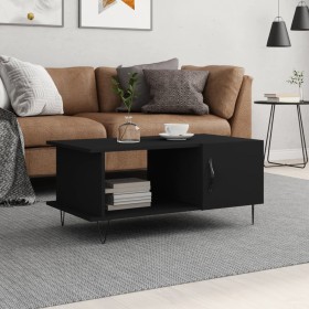 Black plywood coffee table 90x50x40 cm by vidaXL, Coffee table - Ref: Foro24-829485, Price: 43,16 €, Discount: %