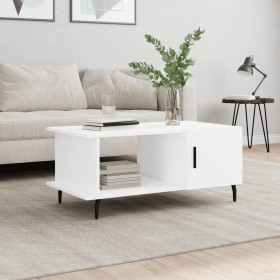 Mesa de centro madera contrachapada blanco 90x50x40 cm de vidaXL, Mesas de centro - Ref: Foro24-829500, Precio: 44,61 €, Desc...