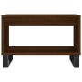 Mesa de centro madera de ingeniería marrón roble 60x50x40 cm de vidaXL, Mesas de centro - Ref: Foro24-829267, Precio: 37,34 €...