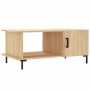 Sonoma oak plywood coffee table 90x50x40 cm by vidaXL, Coffee table - Ref: Foro24-829495, Price: 47,99 €, Discount: %