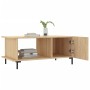 Sonoma oak plywood coffee table 90x50x40 cm by vidaXL, Coffee table - Ref: Foro24-829495, Price: 47,99 €, Discount: %