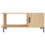 Sonoma oak plywood coffee table 90x50x40 cm by vidaXL, Coffee table - Ref: Foro24-829495, Price: 47,99 €, Discount: %