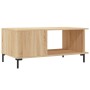 Sonoma oak plywood coffee table 90x50x40 cm by vidaXL, Coffee table - Ref: Foro24-829495, Price: 47,99 €, Discount: %