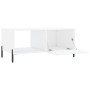 Glossy white plywood coffee table 90x50x40 cm by vidaXL, Coffee table - Ref: Foro24-829222, Price: 51,44 €, Discount: %