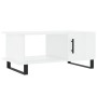 Mesa de centro madera contrachapada blanco brillo 90x50x40 cm de vidaXL, Mesas de centro - Ref: Foro24-829510, Precio: 49,99 ...