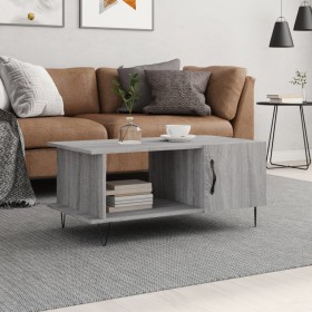 Sonoma-Couchtisch aus grauem Sperrholz, 90 x 50 x 40 cm von vidaXL, Couchtisch - Ref: Foro24-829490, Preis: 58,50 €, Rabatt: %