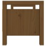 Banco de recibidor madera maciza pino marrón miel 80x40x43 cm de vidaXL, Bancos para recibidores y almacenamiento - Ref: Foro...