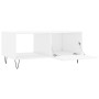 Glossy white plywood coffee table 90x50x40 cm by vidaXL, Coffee table - Ref: Foro24-829206, Price: 48,09 €, Discount: %