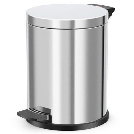 Hailo Papelera pedal Solid acero inox cubo interior galvanizado M 12L de Hailo, Cubos de la basura y papeleras - Ref: Foro24-...