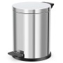 Hailo Pedal Bin Solid stainless steel galvanized inner bucket M 12L by Hailo, Garbage cans and trash cans - Ref: Foro24-43407...