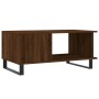 Brown oak plywood coffee table 90x50x40 cm by vidaXL, Coffee table - Ref: Foro24-829515, Price: 49,99 €, Discount: %