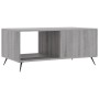 Mesa de centro madera contrachapada gris Sonoma 90x50x40 cm de vidaXL, Mesas de centro - Ref: Foro24-829186, Precio: 43,94 €,...