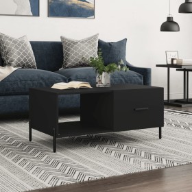 Black plywood coffee table 90x50x40 cm by vidaXL, Coffee table - Ref: Foro24-829221, Price: 51,99 €, Discount: %