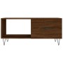 Mesa de centro madera contrachapada roble marrón 90x50x40 cm de vidaXL, Mesas de centro - Ref: Foro24-829211, Precio: 45,64 €...