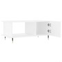 Mesa de centro madera contrachapada blanco 90x50x40 cm de vidaXL, Mesas de centro - Ref: Foro24-829468, Precio: 44,77 €, Desc...