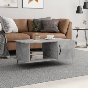 Concrete gray plywood coffee table 90x50x40 cm by vidaXL, Coffee table - Ref: Foro24-829488, Price: 41,90 €, Discount: %