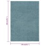 Alfombra de pelo corto azul 140x200 cm de vidaXL, Alfombras - Ref: Foro24-340348, Precio: 63,39 €, Descuento: %