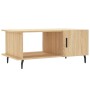 Sonoma oak plywood coffee table 90x50x40 cm by vidaXL, Coffee table - Ref: Foro24-829503, Price: 45,60 €, Discount: %