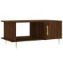 Mesa de centro madera contrachapada roble marrón 90x50x40 cm de vidaXL, Mesas de centro - Ref: Foro24-829483, Precio: 45,64 €...