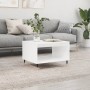 Glossy white engineered wood coffee table 60x50x40 cm by vidaXL, Coffee table - Ref: Foro24-829246, Price: 47,83 €, Discount: %