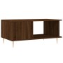 Mesa de centro madera contrachapada roble marrón 90x50x40 cm de vidaXL, Mesas de centro - Ref: Foro24-829483, Precio: 45,64 €...