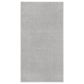 Hellgraue Kurzflor-Teppich 80x150 cm von vidaXL, Teppiche - Ref: Foro24-340321, Preis: 30,07 €, Rabatt: %