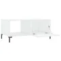 Glossy white plywood coffee table 90x50x40 cm by vidaXL, Coffee table - Ref: Foro24-829214, Price: 50,94 €, Discount: %