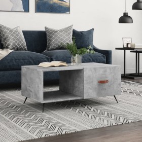 Concrete gray plywood coffee table 90x50x40 cm by vidaXL, Coffee table - Ref: Foro24-829184, Price: 45,99 €, Discount: %