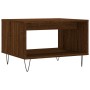 Mesa de centro madera de ingeniería marrón roble 60x50x40 cm de vidaXL, Mesas de centro - Ref: Foro24-829259, Precio: 41,94 €...