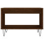 Mesa de centro madera de ingeniería marrón roble 60x50x40 cm de vidaXL, Mesas de centro - Ref: Foro24-829259, Precio: 31,99 €...