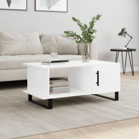 Mesa de centro madera contrachapada blanco 90x50x40 cm de vidaXL, Mesas de centro - Ref: Foro24-829508, Precio: 47,77 €, Desc...