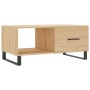 Sonoma oak plywood coffee table 90x50x40 cm by vidaXL, Coffee table - Ref: Foro24-829239, Price: 60,80 €, Discount: %