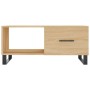 Sonoma oak plywood coffee table 90x50x40 cm by vidaXL, Coffee table - Ref: Foro24-829239, Price: 60,80 €, Discount: %