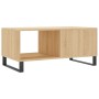 Sonoma oak plywood coffee table 90x50x40 cm by vidaXL, Coffee table - Ref: Foro24-829239, Price: 60,80 €, Discount: %