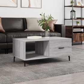 Mesa de centro madera contrachapada gris Sonoma 90x50x40 cm de vidaXL, Mesas de centro - Ref: Foro24-829234, Precio: 48,99 €,...