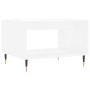 White engineered wood coffee table 60x50x40 cm by vidaXL, Coffee table - Ref: Foro24-829244, Price: 32,25 €, Discount: %