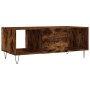 Smoked oak plywood coffee table 102x50x40 cm by vidaXL, Coffee table - Ref: Foro24-829297, Price: 44,36 €, Discount: %