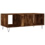 Smoked oak plywood coffee table 102x50x40 cm by vidaXL, Coffee table - Ref: Foro24-829297, Price: 44,36 €, Discount: %