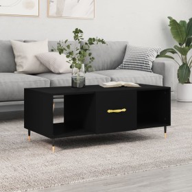 Mesa de centro madera contrachapada negro 102x50x40 cm de vidaXL, Mesas de centro - Ref: Foro24-829277, Precio: 48,99 €, Desc...