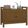 Hallway bench solid honey brown pine wood 80x40x60cm by vidaXL, Benches for halls and storage - Ref: Foro24-821782, Price: 10...