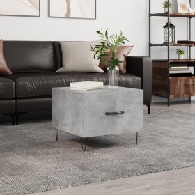 Concrete gray engineered wood coffee table 50x50x40 cm by vidaXL, Coffee table - Ref: Foro24-829388, Price: 36,31 €, Discount: %