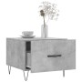 Concrete gray engineered wood coffee table 50x50x40 cm by vidaXL, Coffee table - Ref: Foro24-829388, Price: 36,38 €, Discount: %