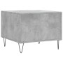 Concrete gray engineered wood coffee table 50x50x40 cm by vidaXL, Coffee table - Ref: Foro24-829388, Price: 36,38 €, Discount: %