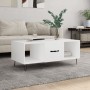 Mesa de centro madera contrachapada blanco 102x50x40 cm de vidaXL, Mesas de centro - Ref: Foro24-829292, Precio: 47,13 €, Des...