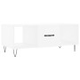 Mesa de centro madera contrachapada blanco 102x50x40 cm de vidaXL, Mesas de centro - Ref: Foro24-829292, Precio: 48,06 €, Des...