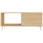 Sonoma oak plywood coffee table 90x50x40 cm by vidaXL, Coffee table - Ref: Foro24-829199, Price: 45,58 €, Discount: %