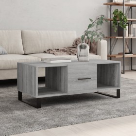 Mesa de centro madera contrachapada gris Sonoma 102x50x40 cm de vidaXL, Mesas de centro - Ref: Foro24-829330, Precio: 50,99 €...