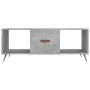 Concrete gray plywood coffee table 102x50x40 cm by vidaXL, Coffee table - Ref: Foro24-829272, Price: 47,25 €, Discount: %