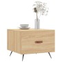 Mesa de centro madera de ingeniería roble Sonoma 50x50x40 cm de vidaXL, Mesas de centro - Ref: Foro24-829338, Precio: 37,78 €...