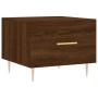 Plywood oak brown coffee table 50x50x40 cm by vidaXL, Coffee table - Ref: Foro24-829378, Price: 37,99 €, Discount: %